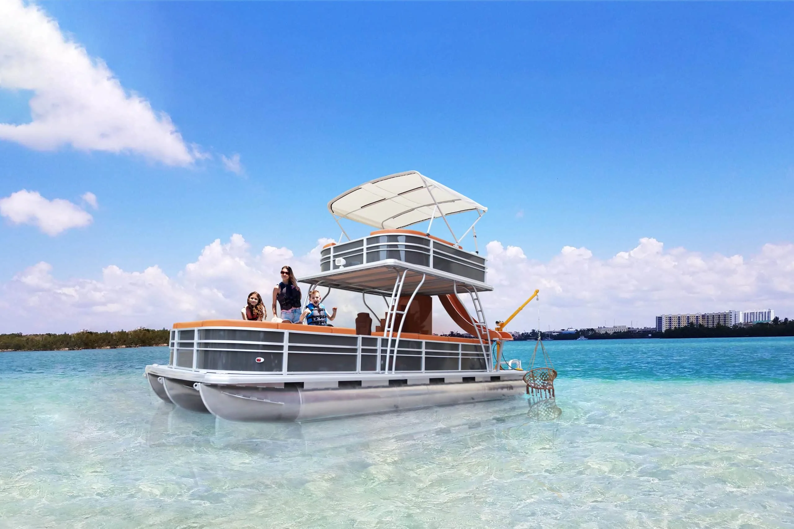 Kinocean aluminium boat platform detail for project review