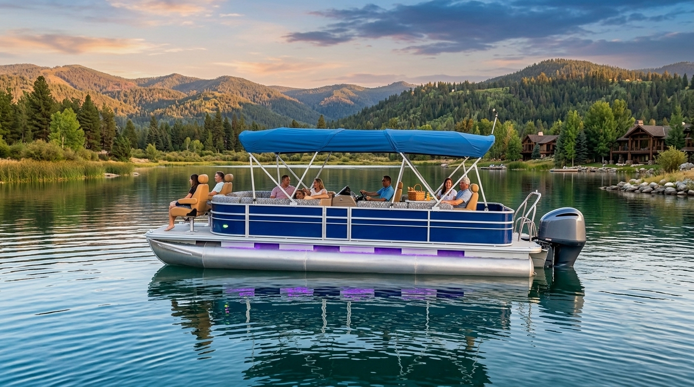 Kinocean pontoon boat platform for dealer markets