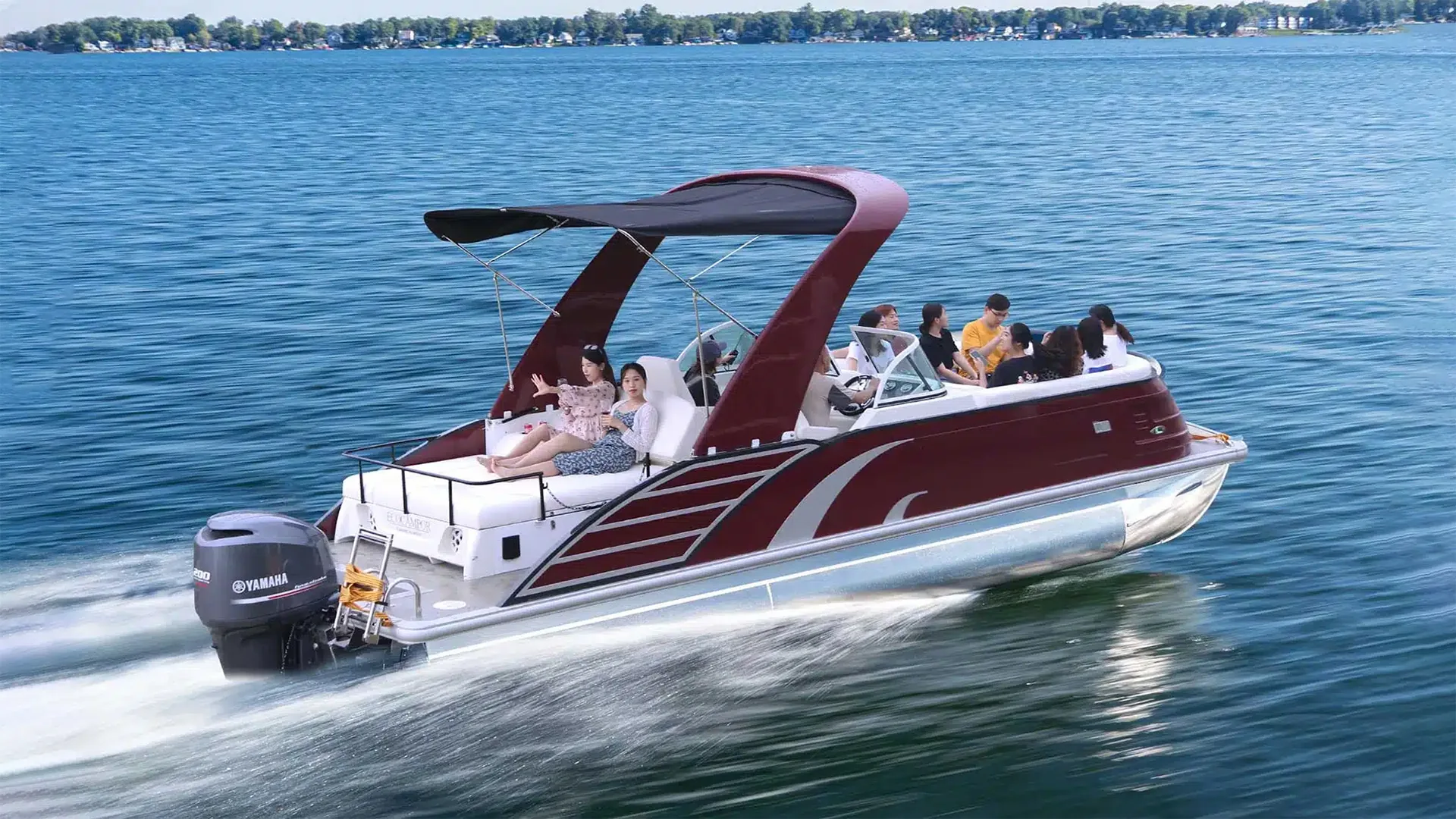 Kinocean boat on open water