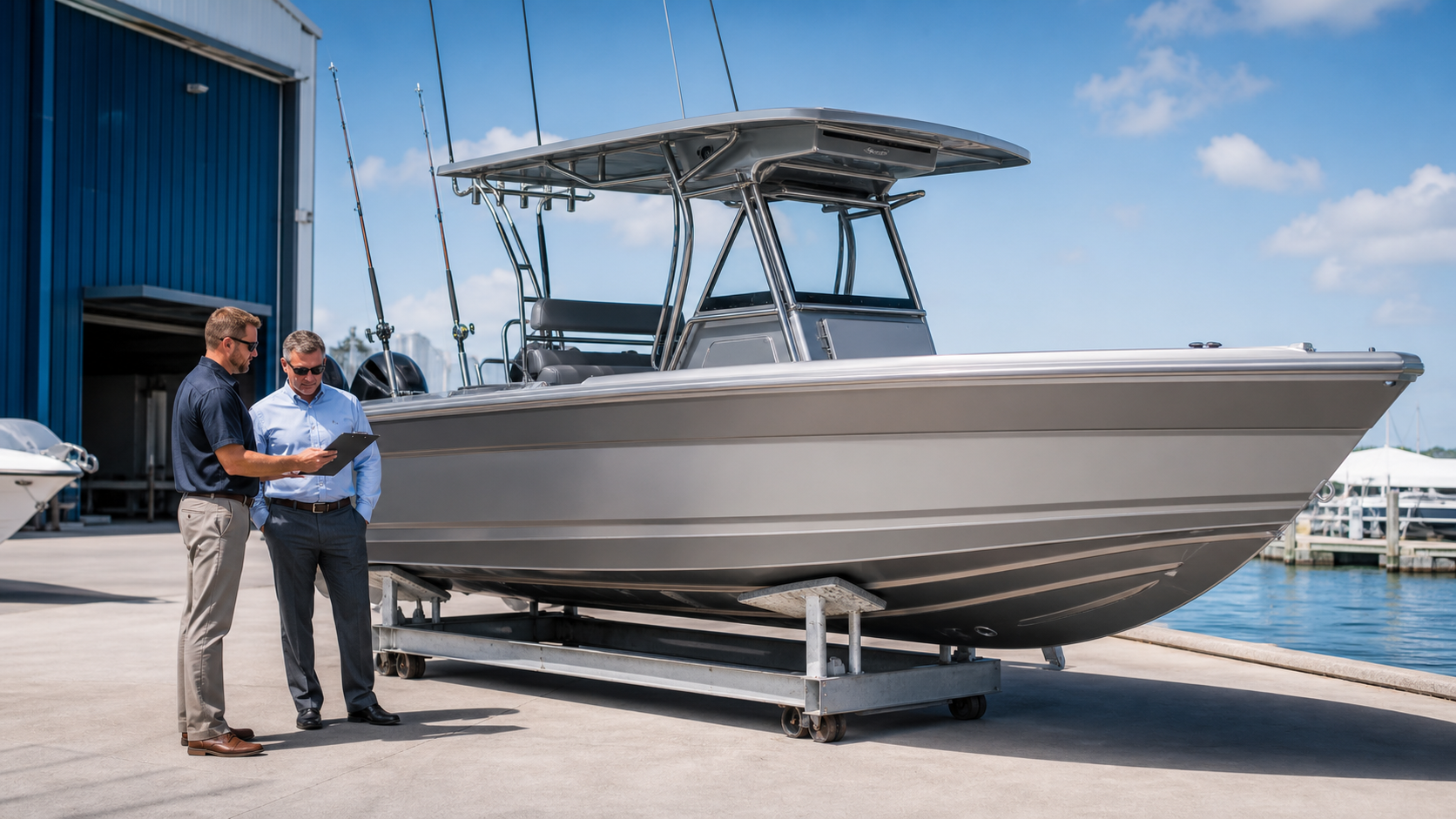 Center console fishing boat supplier review for a fleet buyer
