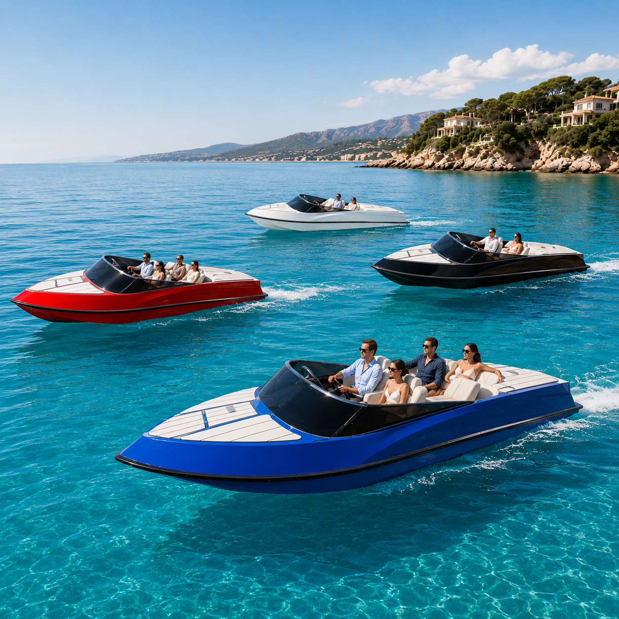 Kinocean aluminum racing jet boat for dealers and adventure operators
