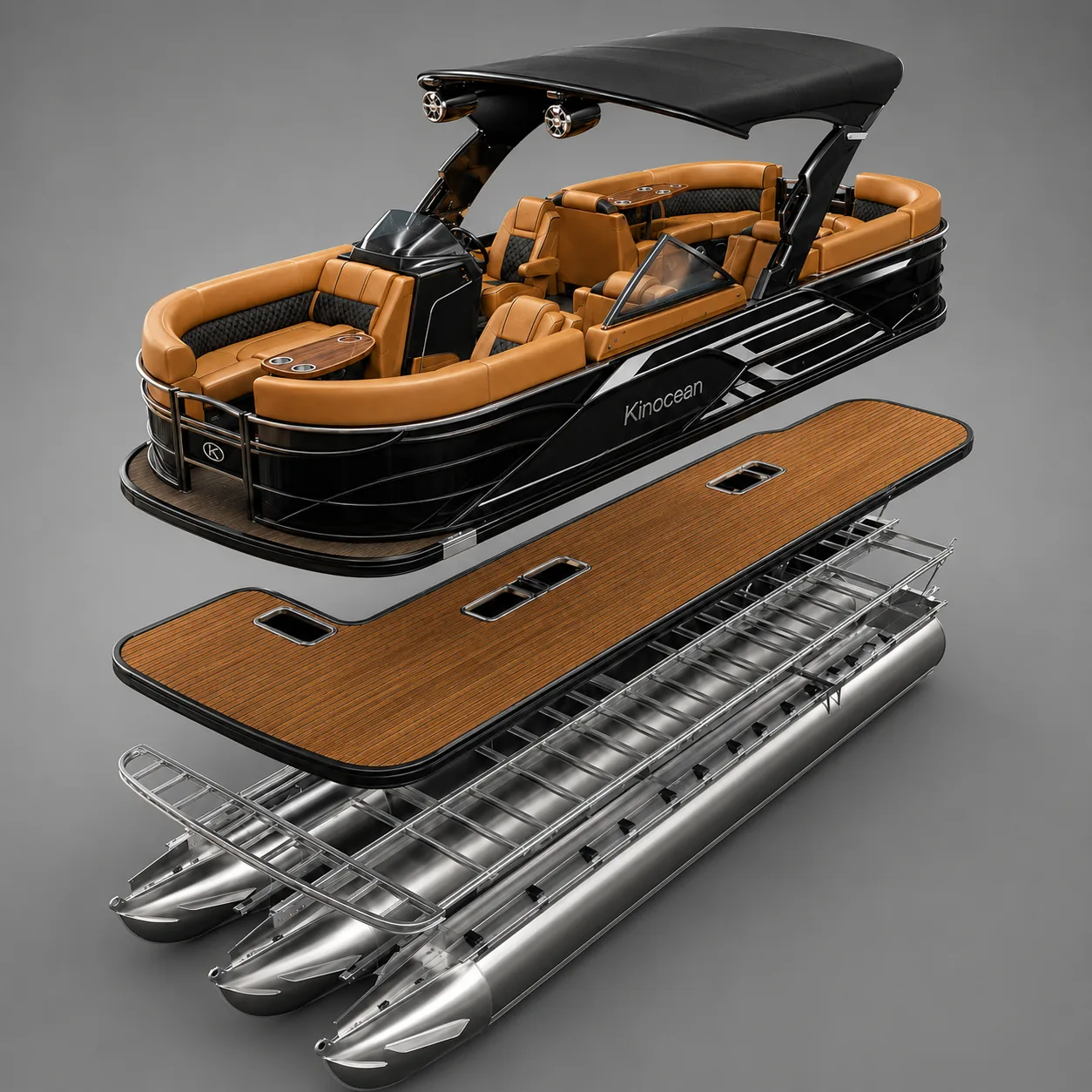 Kinocean S-16 pontoon boat
